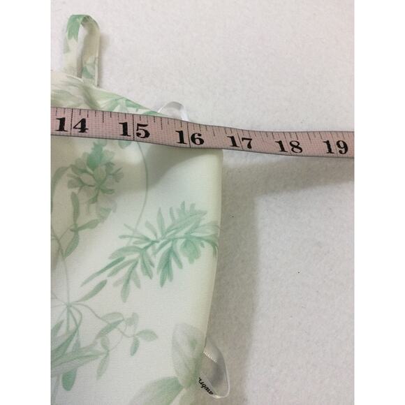 AW BRIDAL 4 S floral green white formal party bridesmaid maxi dress NEW B140 - Picture 5 of 8